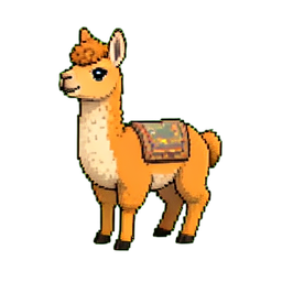 Alpaca — 256×256 pixel art sprite