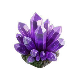 Améthyste (HD-2D) — sprite pixel art 256×256