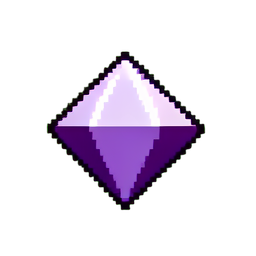 Amethyst (Low-Res) - 256x256 pixel art sprite