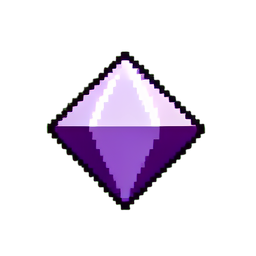 Ametista (Baixa Res) — sprite pixel art 256×256