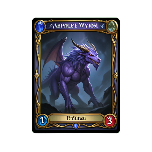 Amethyst Wyrm — 512×512 pixel art sprite