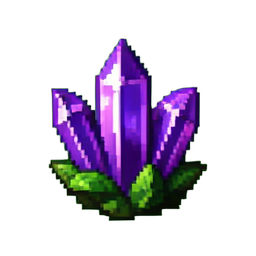 Amethyst — 256×256 pixel art sprite