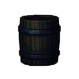 Ancient Barrel — 256×256 pixel art sprite