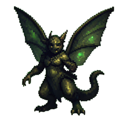 Fada Sprite Antigo — sprite pixel art 256×256