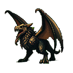 Compagnon de l'Homme Ancien — sprite pixel art 256×256