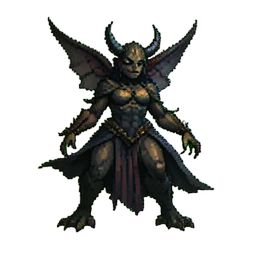 Alte Pixie — 256×256 Pixel-Art-Sprite