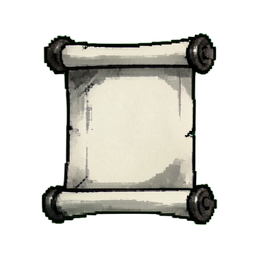 Ancient Prophecy Scroll — 256×256 pixel art sprite