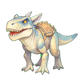 Altes Raptorreittier — 256×256 Pixel-Art-Sprite