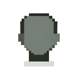 Statue (Niedrigauflösung) — 256×256 Pixel-Art-Sprite