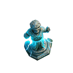 Antike Statue (VFX) — 256×256 Pixel-Art-Sprite
