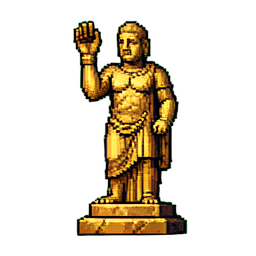 Ancient Statue - 256x256 pixel art sprite