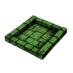 Suelo de trampa antiguo — sprite pixel art 256×256