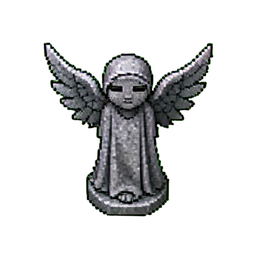 Angel Statue (16-Bit) - 256x256 pixel art sprite