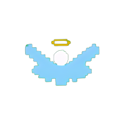 Angel Statue (Low-Res) - 256x256 pixel art sprite