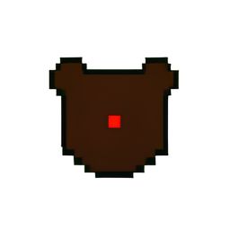 Angry Bear (Low-Res) - 256x256 pixel art sprite