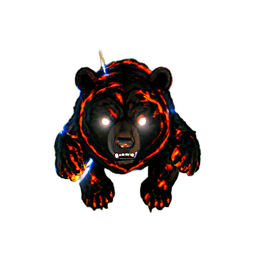 Angry Bear (VFX) - 256x256 pixel art sprite