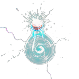 Antídoto (VFX) — sprite pixel art 256×256