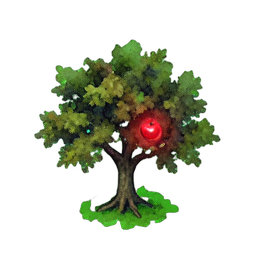 Apple Tree (Atmospheric) - 256x256 pixel art sprite