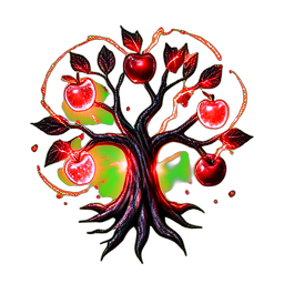 Apple Tree (VFX) — 256×256 pixel art sprite