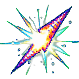 Arrow Impact Effect — 256×256 pixel art sprite