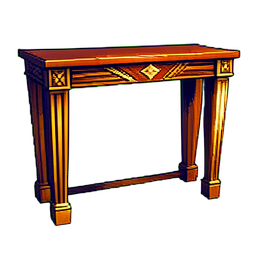 Mesa de console Art Déco (Art Deco) — sprite pixel art 256×256