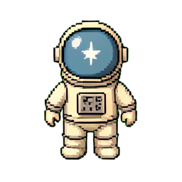 Astronaut (16-Bit) - 256x256 pixel art sprite