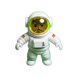 Astronaute (HD-2D) — sprite pixel art 256×256