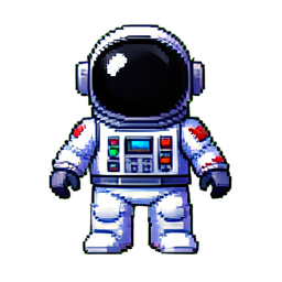 Astronauta — sprite pixel art 256×256