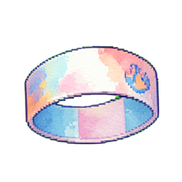 Athletic Headband Mesh — 256×256 pixel art sprite