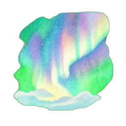 オーロラ — 256×256 ピクセルアートスプライト