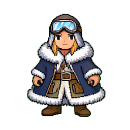 Manto del Observador del Aurora — sprite pixel art 256×256