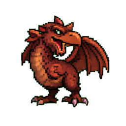 Grifo Bebê — sprite pixel art 256×256