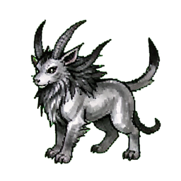 Companheiro Demônio Bebê — sprite pixel art 256×256