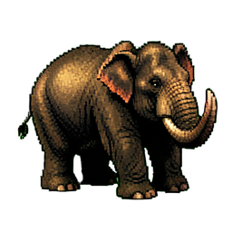 Mamut Bebé — sprite pixel art 256×256