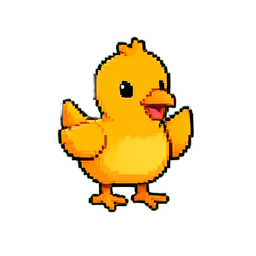 Pollito de Fénix Pixel Art Sprite — sprite pixel art 256×256