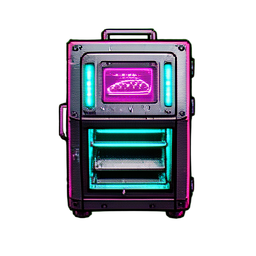 Baker (Cyberpunk) - 256x256 pixel art sprite