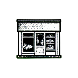 面包店 (1-Bit) — 256×256 像素游戏素材
