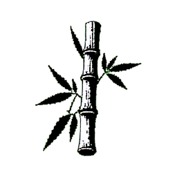 Bamboo (1-Bit) - 256x256 pixel art sprite