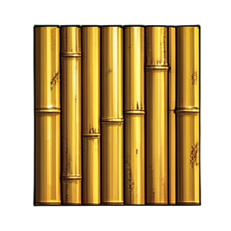 Bambusboden — 256×256 Pixel-Art-Sprite