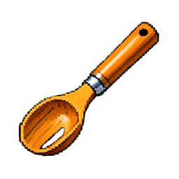 Bamboo Tongs — 256×256 pixel art sprite