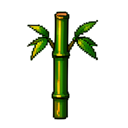 Bamboo - 256x256 pixel art sprite