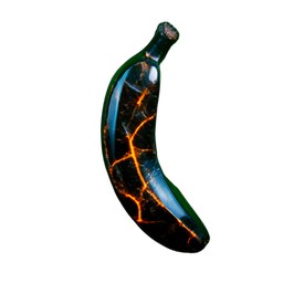 Bananen (Filmisch) — 256×256 Pixel-Art-Sprite