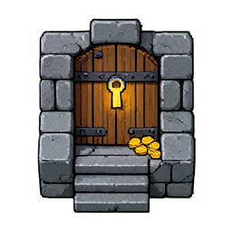 Bank (16-Bit) — 256×256 pixel art sprite