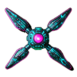 Banshee (Cyberpunk) - 256x256 pixel art sprite
