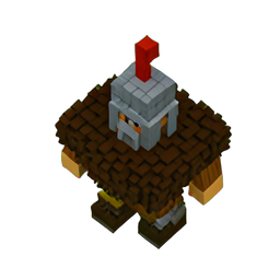Líder Bárbaro (Voxel) — sprite pixel art 256×256