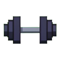 Peso de Barra — sprite pixel art 256×256