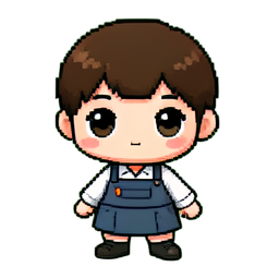 Barista — sprite pixel art 256×256