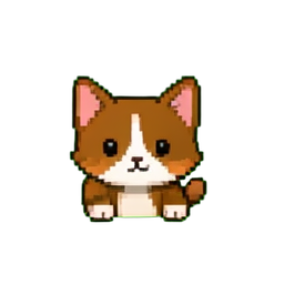 Chat du Grenier — sprite pixel art 256×256
