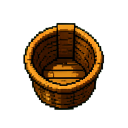 Basket (16-Bit) - 256x256 pixel art sprite