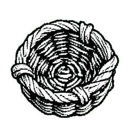 Cesta (1-Bit) — sprite pixel art 256×256